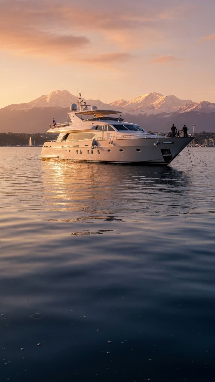 Bateau propre sur le lac Léman — nettoyage professionnel à Nyon et Genève